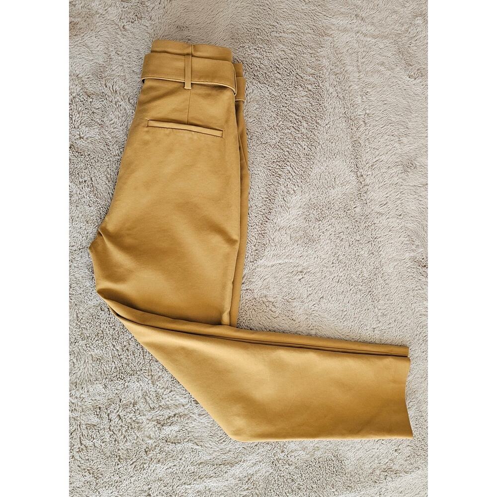 Babaton Zayden Belted  Pant Trouser Straight Leg Ankle Womens Sz 4 - Picture 9 of 11